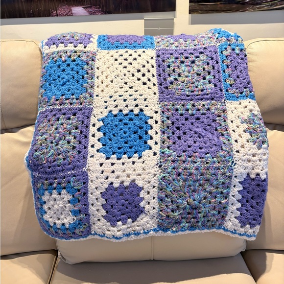 Vintage crochet blanket
